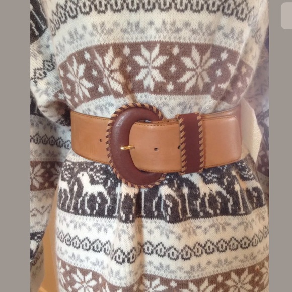 MAGLIA DONNA Handmade Angora Sweater Dress Holidays Winter M Italy - Picture 3 of 9